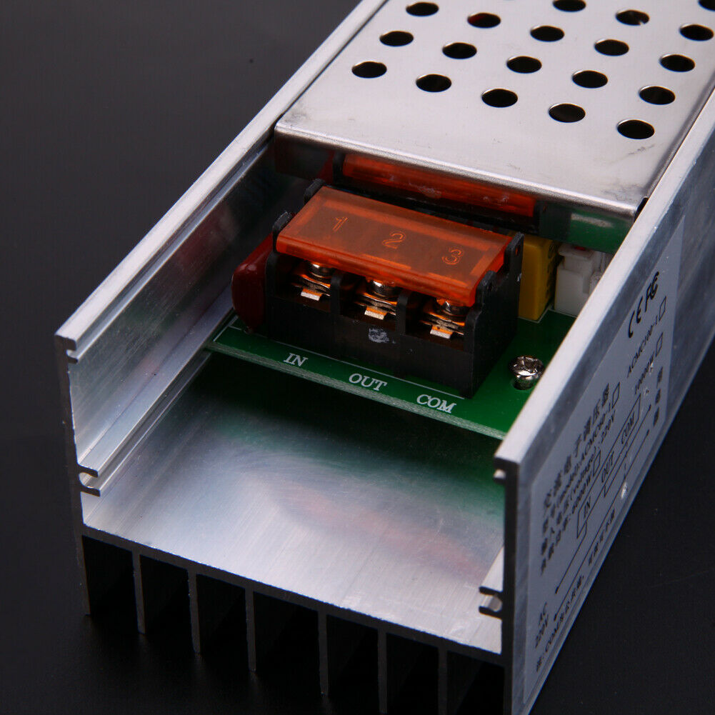 AC 220V 6KW SCR Voltage Regulator Motor Speed Controller Dimmer Thermostat @