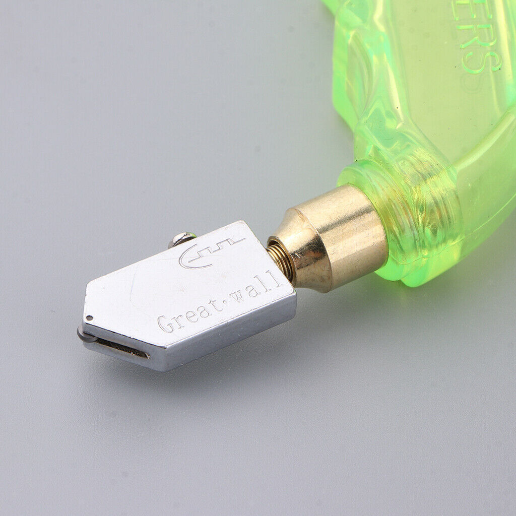 Grip Glass Cutter with Oil Reservoir Glass Cutting Tools Light Green