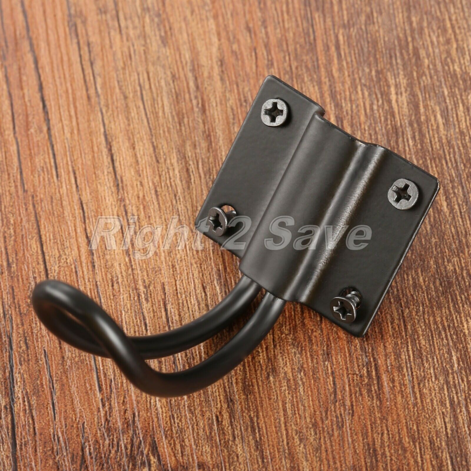 Single Hook Holder Cloth Coat Hat Key Towel Kitchen Bathroom Door Wall Hanger
