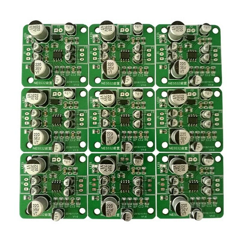 NE5532 OP-AMP Pre-Amplifier Tone Board Dual Channel Preamp Board Compatible wiX9