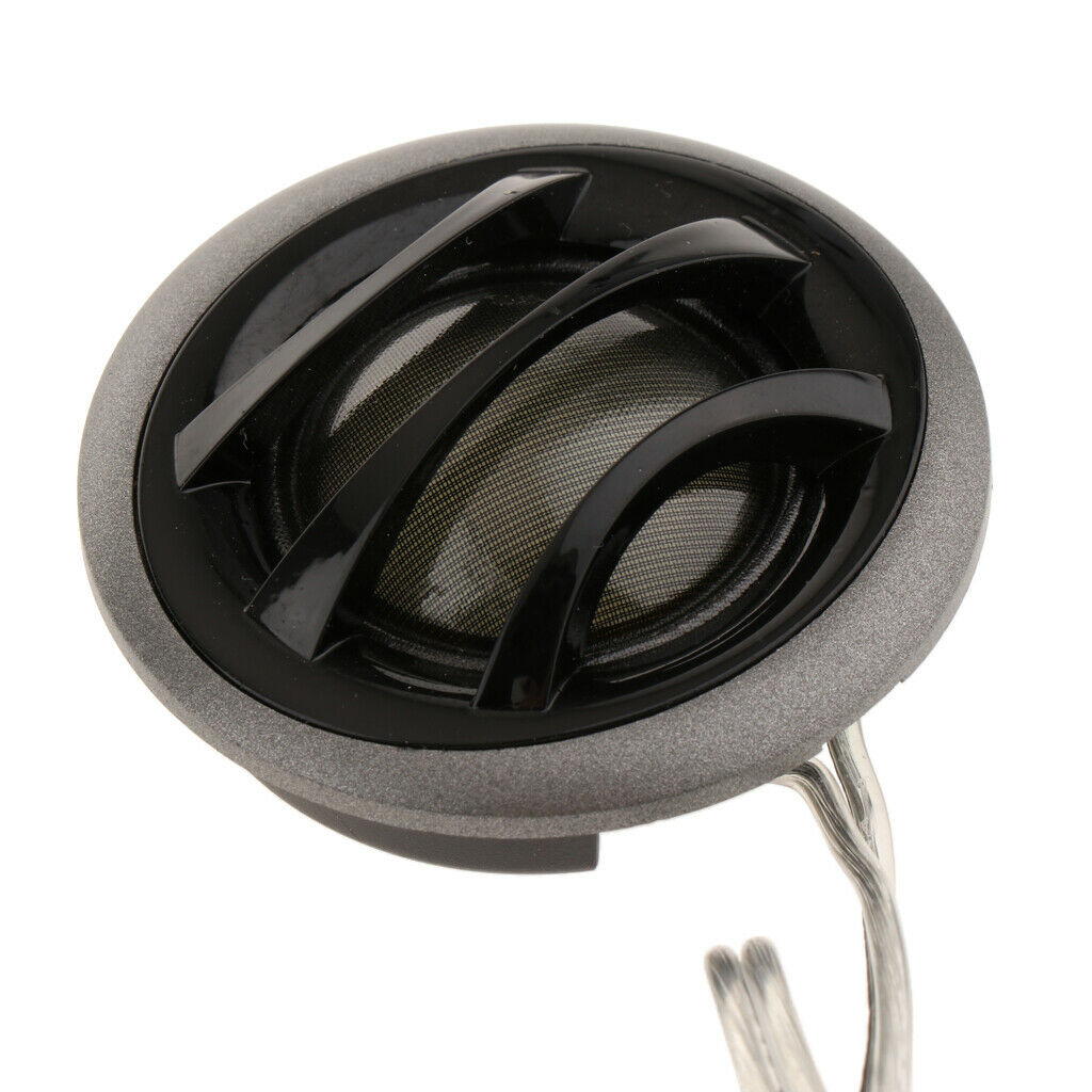 Pair of Car Dome Tweeter Speakers Quality Treble Stereo Audio Loudspeaker