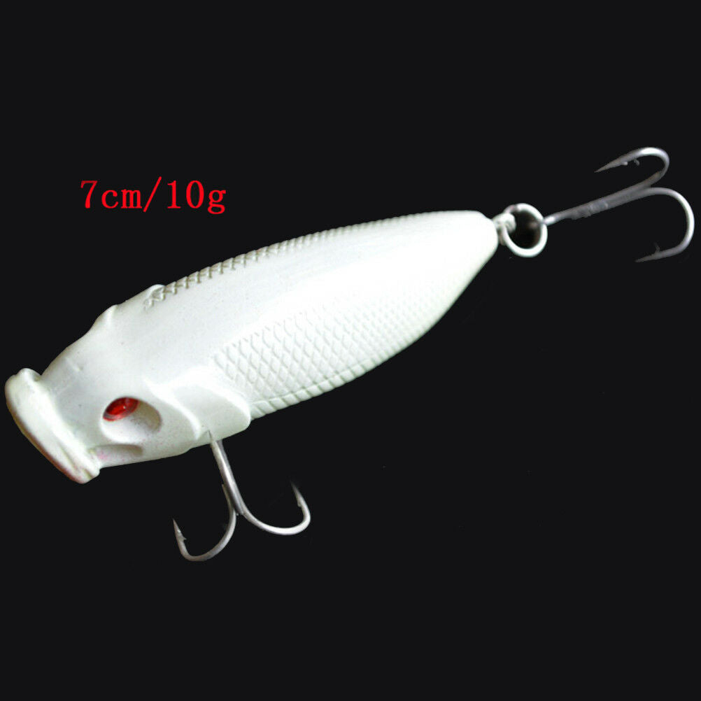 Fishing Lure Bait Kit Luminous VIBper Crank Minnow Pencil Glow Lures 5X L JB BU