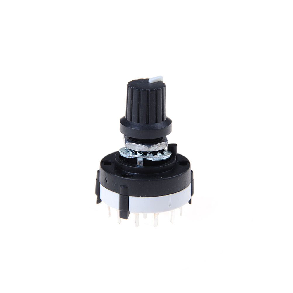 1Pcs 3P4T 3 Pole 4 Position Single Wafer Band Selector Rotary Switch 17.l8