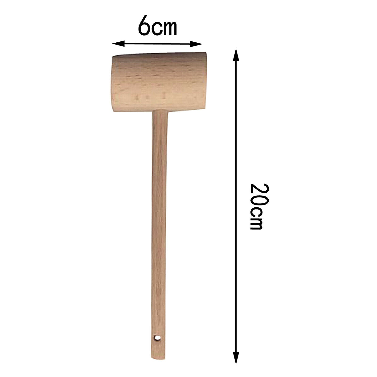 Hard Wooden Crab Hammer Lobster Mallets Smash-able for Shellfish Seafood