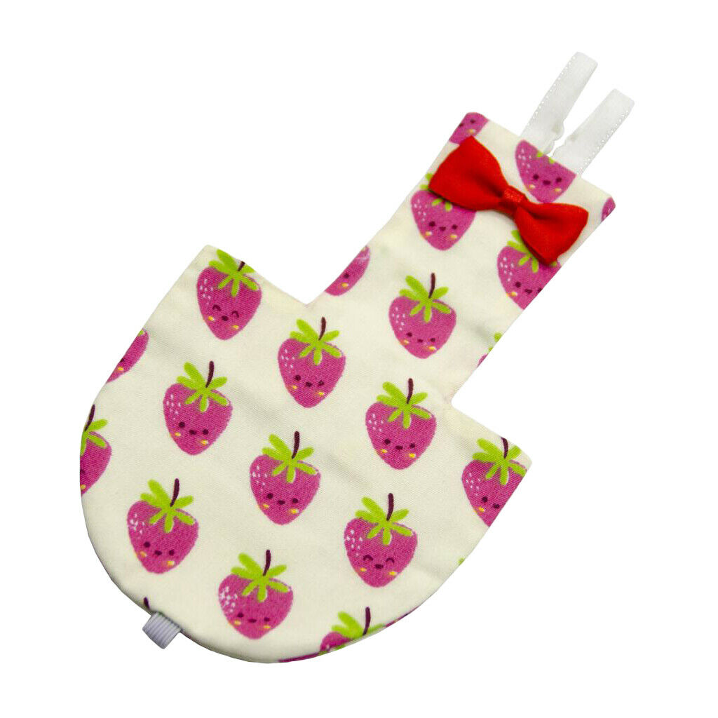 Birds Parrots Strawberry Pattern Washable Reusable Diaper Parrots Pee Pad S