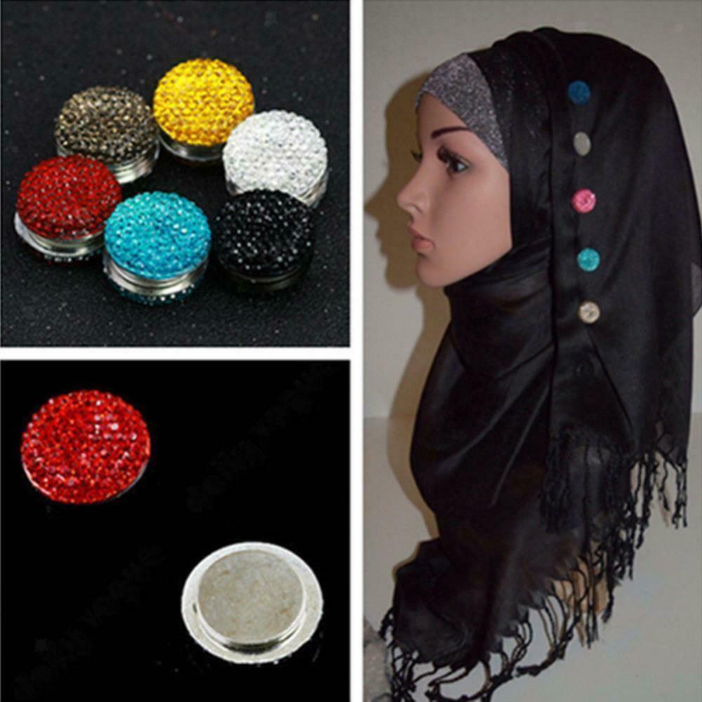 Women Magnetic Hijab Pin Headscarf Abaya Clasp Brooch Shawl Magnet for Jackets