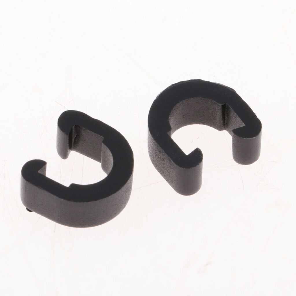 4 Sets Bicycle Brake Line Fixing Clips Mountain Bike Wire Holder Yellow