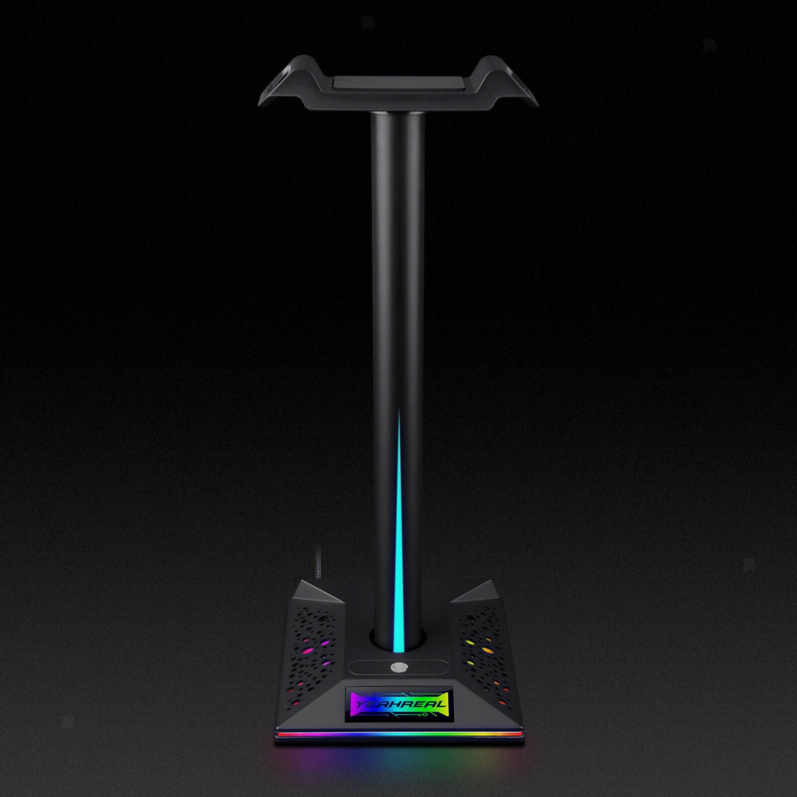 Universal RGB Earphone Headphone Dual Headset Stand Hanger Holder Bracket