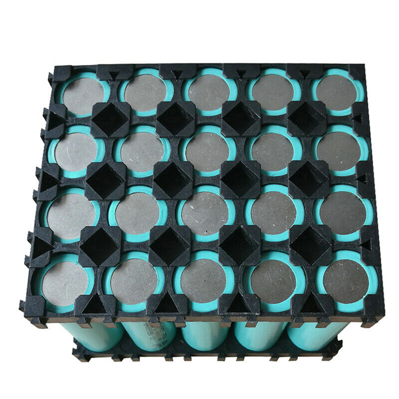 5Pcs 4X5 Black Cell 18650 Plastic Spacer Frame Radiating Holder Bracket S.l8