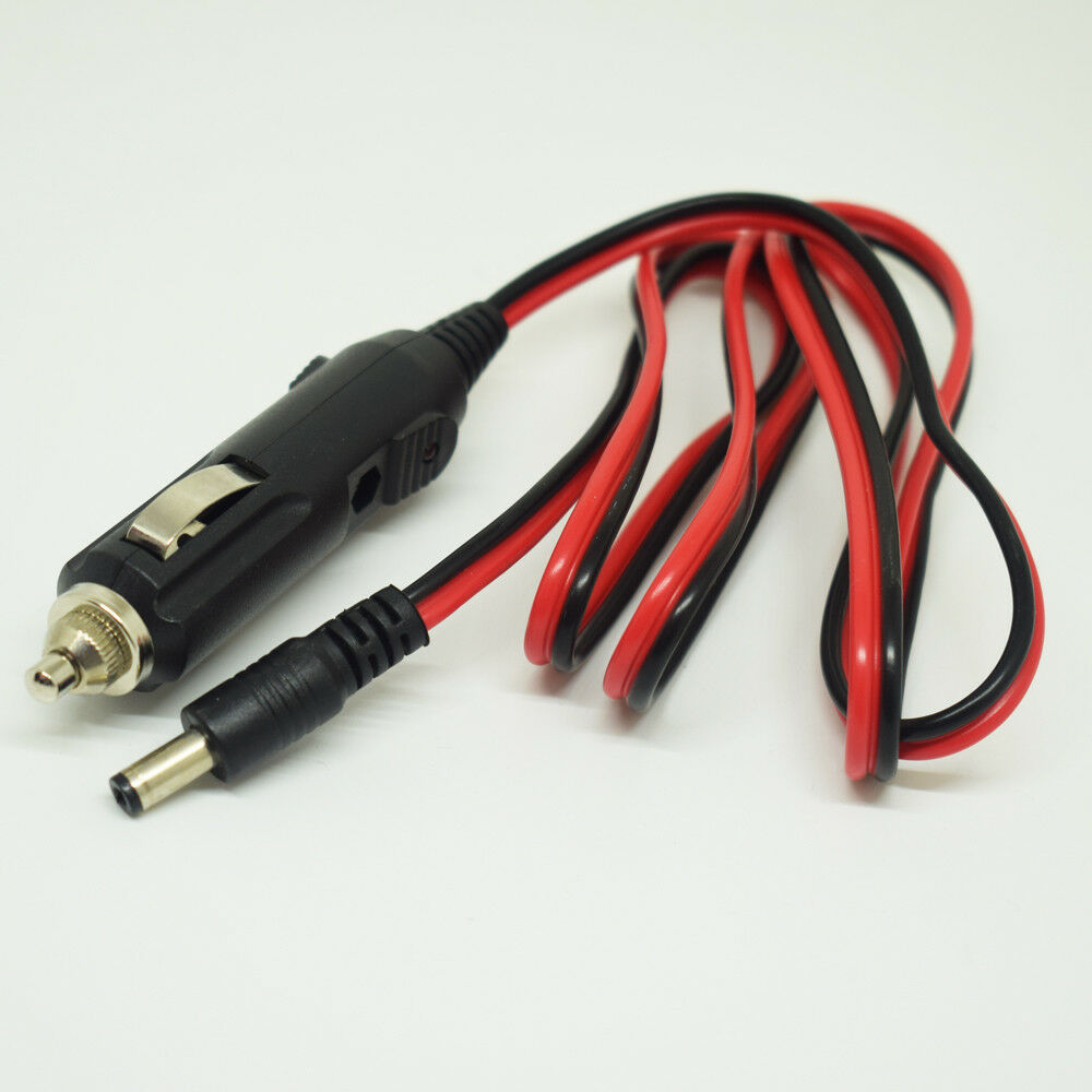 4pcs 1.2M/4FT Car Cigarette Lighter Power Supply to DC Plug 5.5x2.1mm B+R Cable