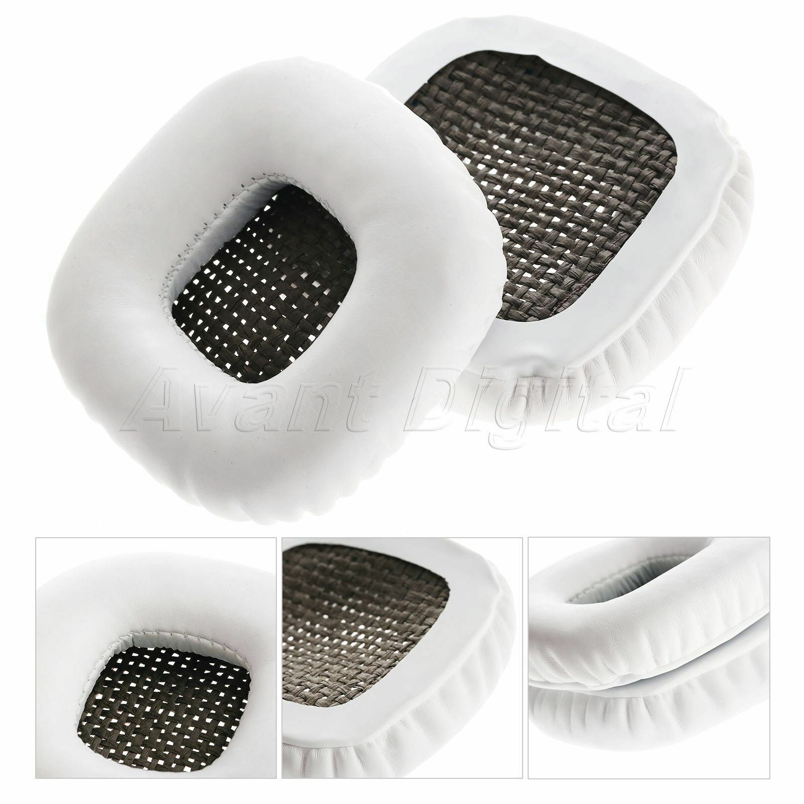 Durable White Ear Pad Earpads For Marshall Major On Ear Pro Stereo Headphones