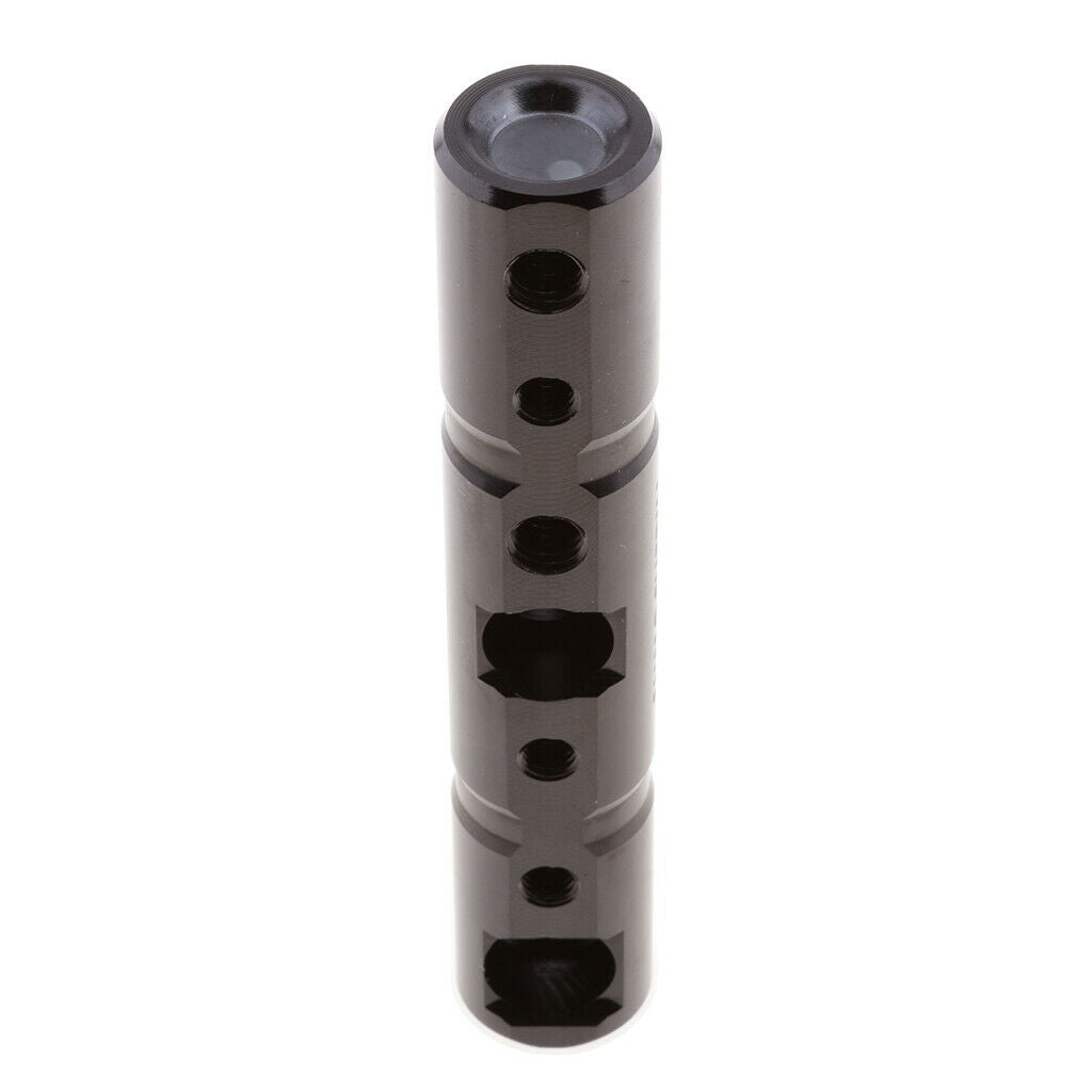 8mm Universal Motorcycle Scooter Multi-function Extended Crossbar Black