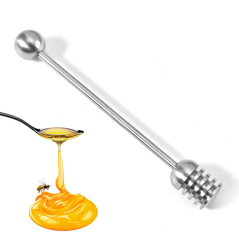 304 Stainless Steel Honey Dipper Stick Server Coffee Stirring RodBDAU