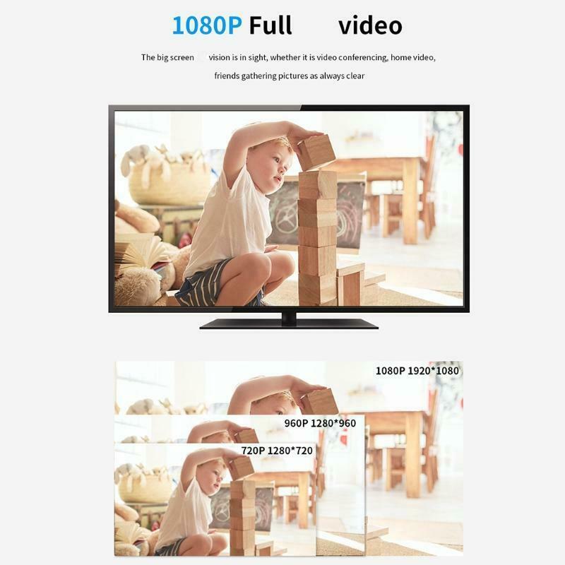 1080p Autofocus Webcam Web Camera w/Mic Plug&play for Computer Laptop Desktop