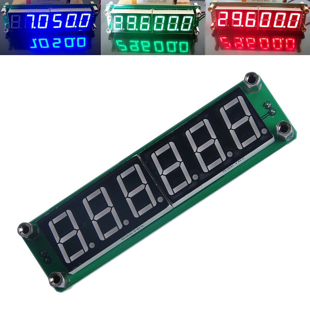 LED Digital Frequency Counter Tester Cymometer Measurement 1~1000 MHz Red