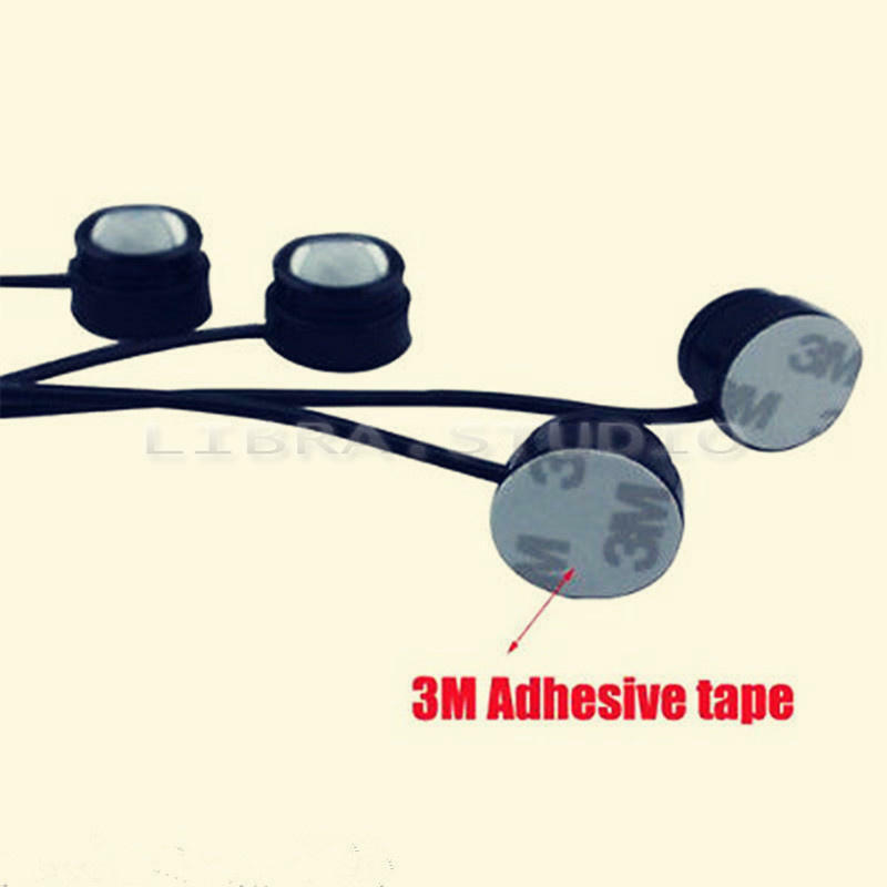 4in1 12V Hawkeye LED Voiture Urgence LumiÃ¨res Stroboscopiques DRL Fil Remote Kit