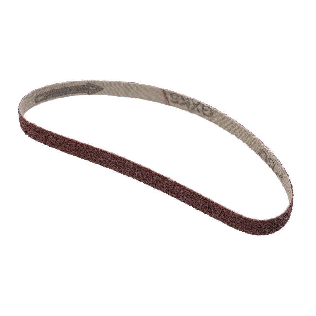 10 Pieces Aluminum Oxide Grit Metal Grinding Sanding Belts 330x10mm