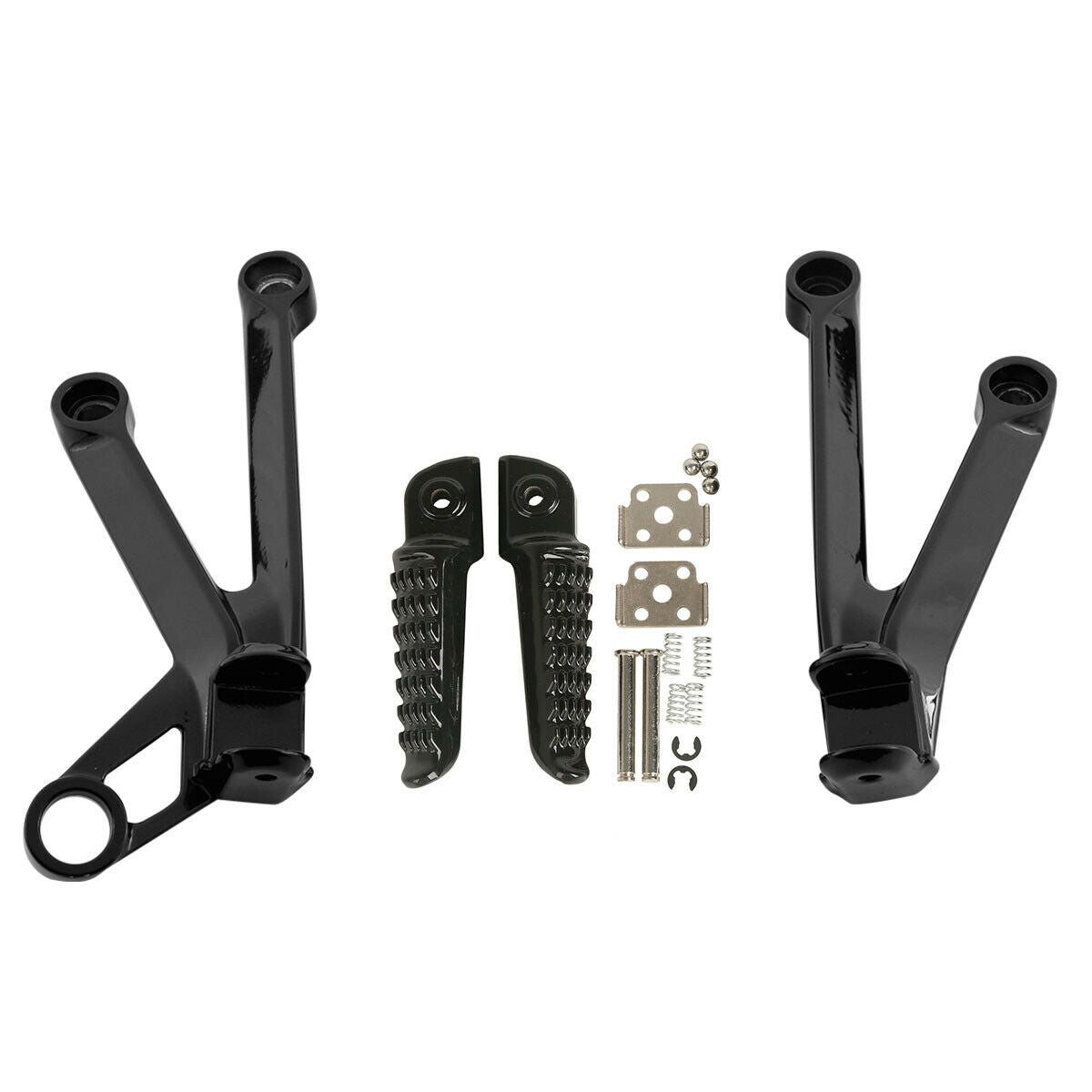 Rear Footrest Foot Peg Brackets Set Fit For Kawasaki Ninja ZX10R 2004-2005