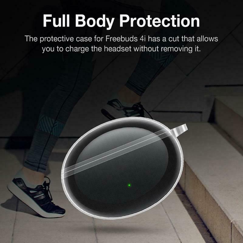 Anti-fall Waterproof TPU Clear Protective Case Cover for Huawei freebuds 4i