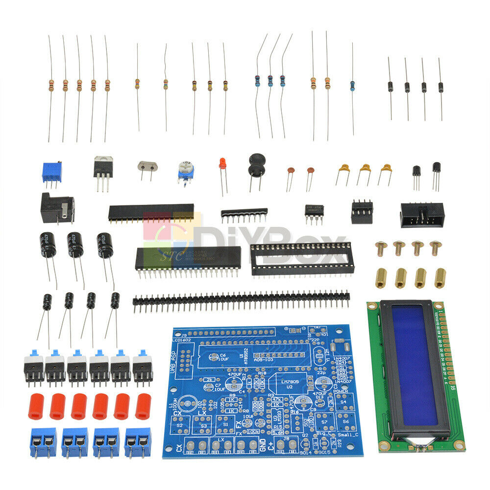 DIY Kit LED Capacitance Frequency Inductance Tester Meter / 51 microcontroller