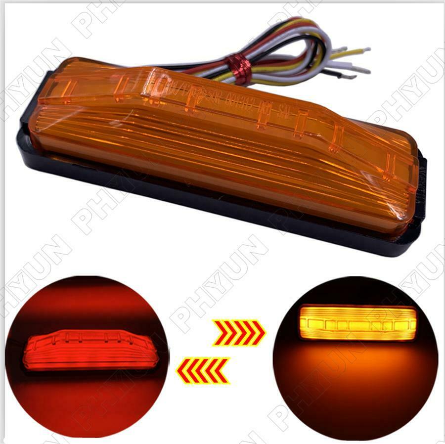 Universal LED Trunk Trailer Brake Light Side Marker Signal Warning Lights 2Pcs
