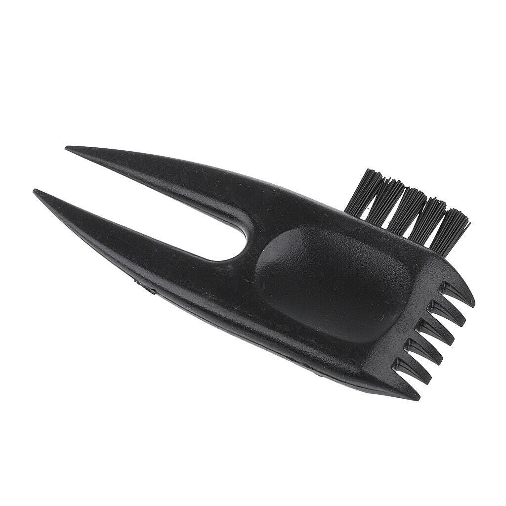 MagiDeal 2 in 1 Golf Divot Tool with Club Cleaning Brush Club Groove Cleaner