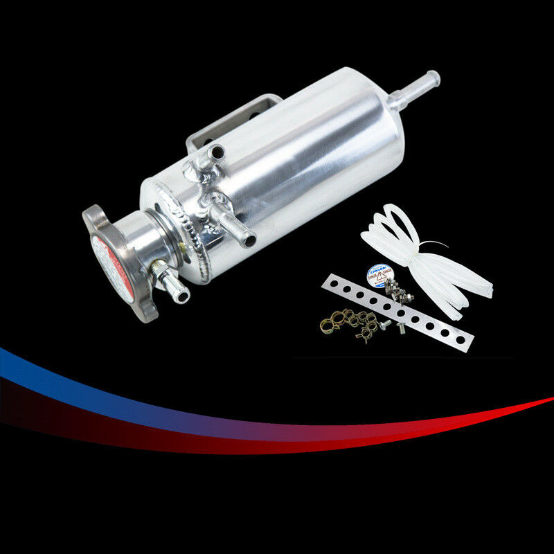 350ml Overflow Catch Tank Radiator Coolant Expansion Tank Bottle Header Aluminum