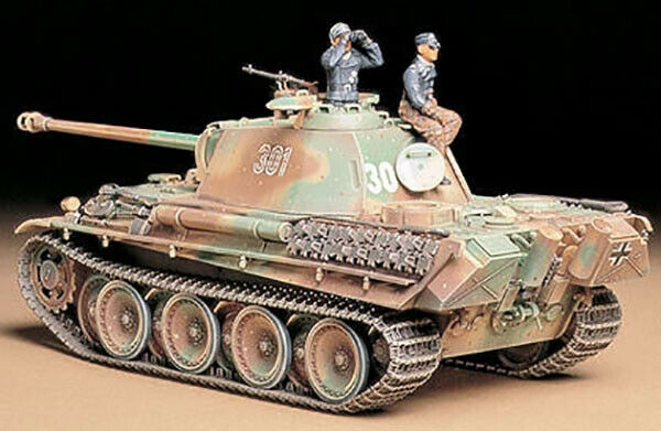 35176 Tamiya Panther G/Late Version 1/35th Plastic Kit 1/35 Military