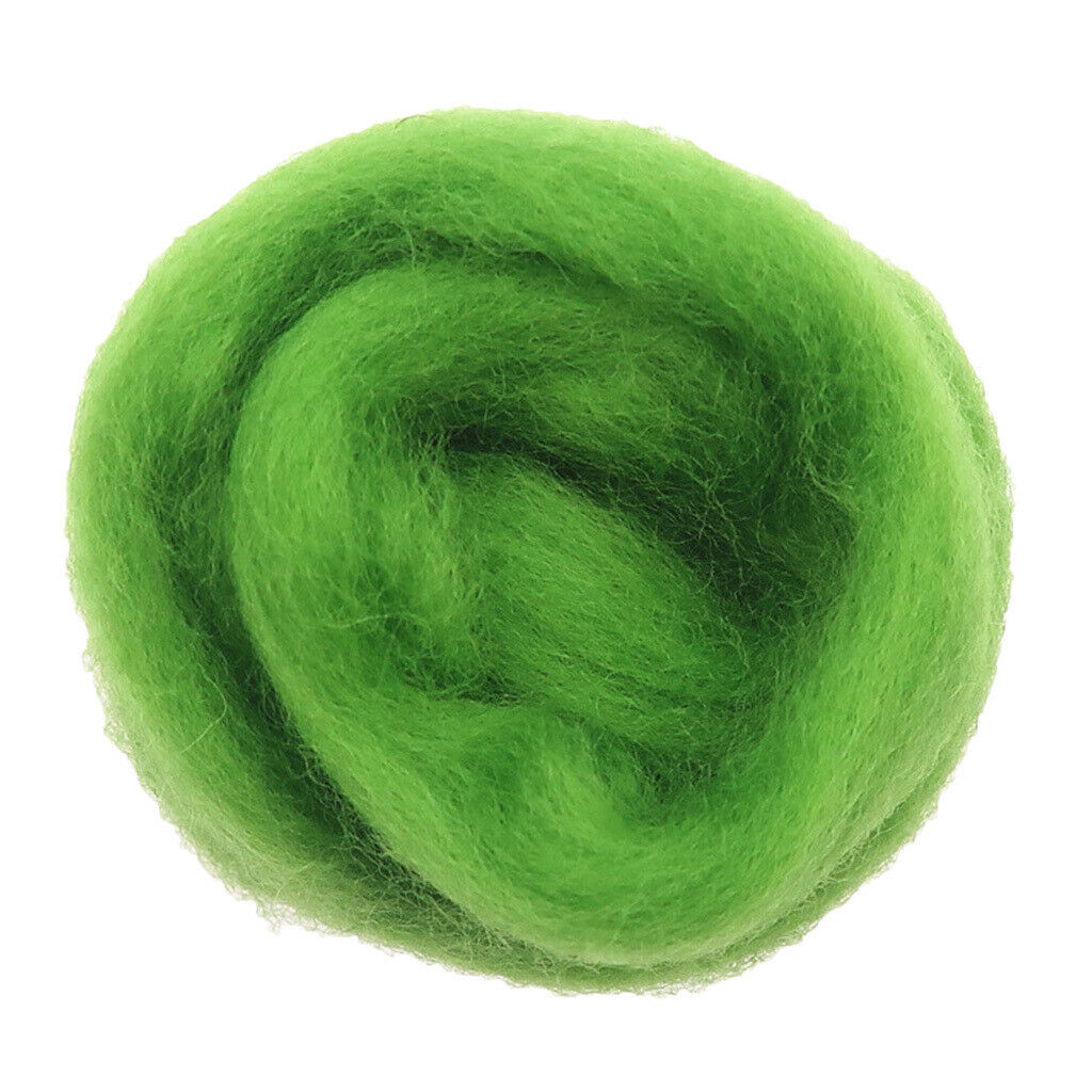 30g Wool Top Roving for  Felting Hand Spinning Materials Needlecrafts