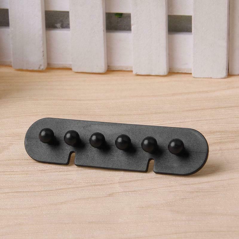 1Pair Wire Storage Device Cable Winder Plug Holder Organizer Management Desk