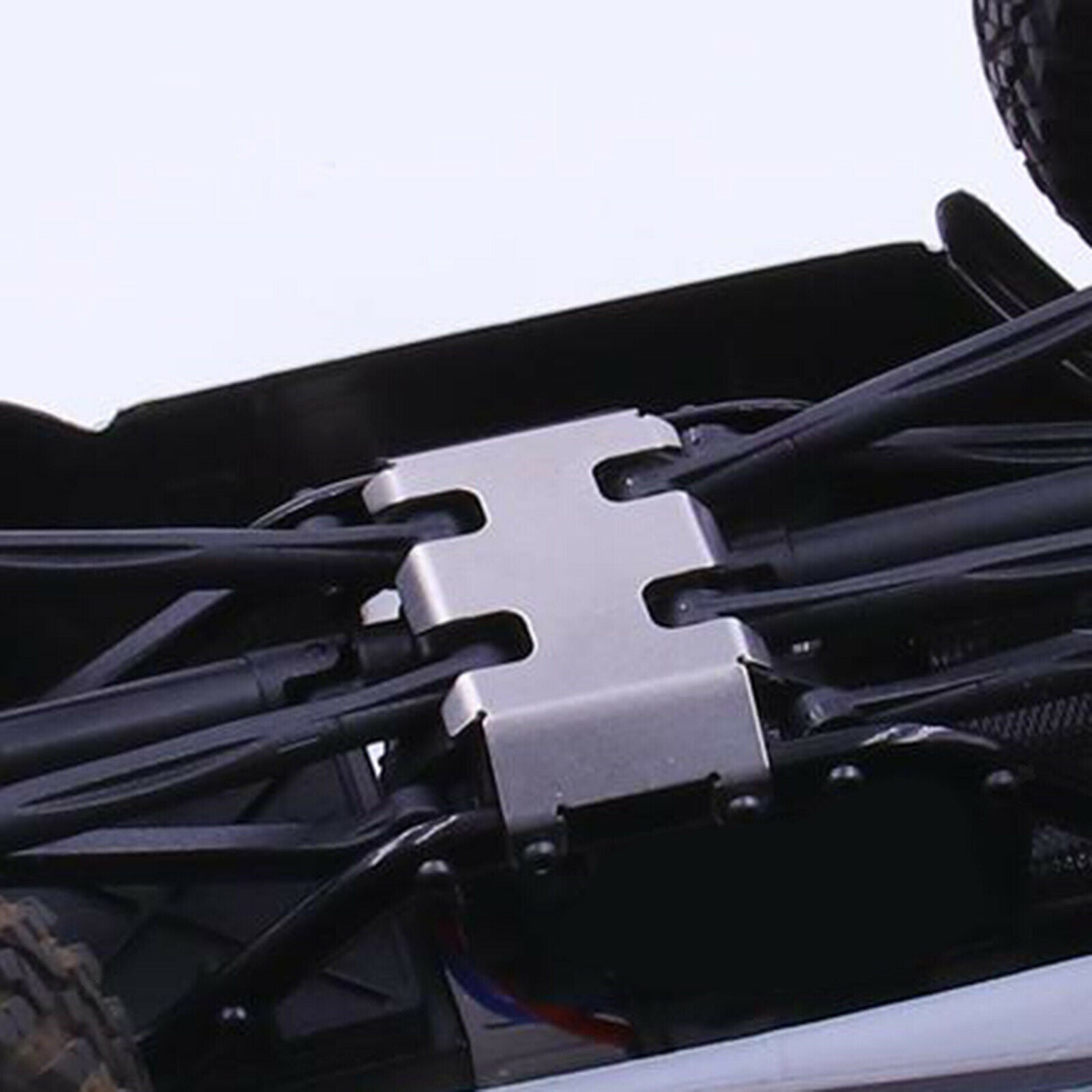 Stainless Steel Chassis Armor for Axial SCX24 AXI00002 Car DIY Accessory