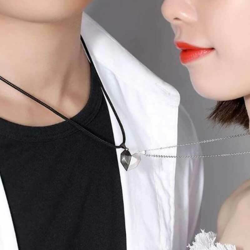 Shop-Story - Challenge Heart: Pendants Magnetic For Couple Shape Heart