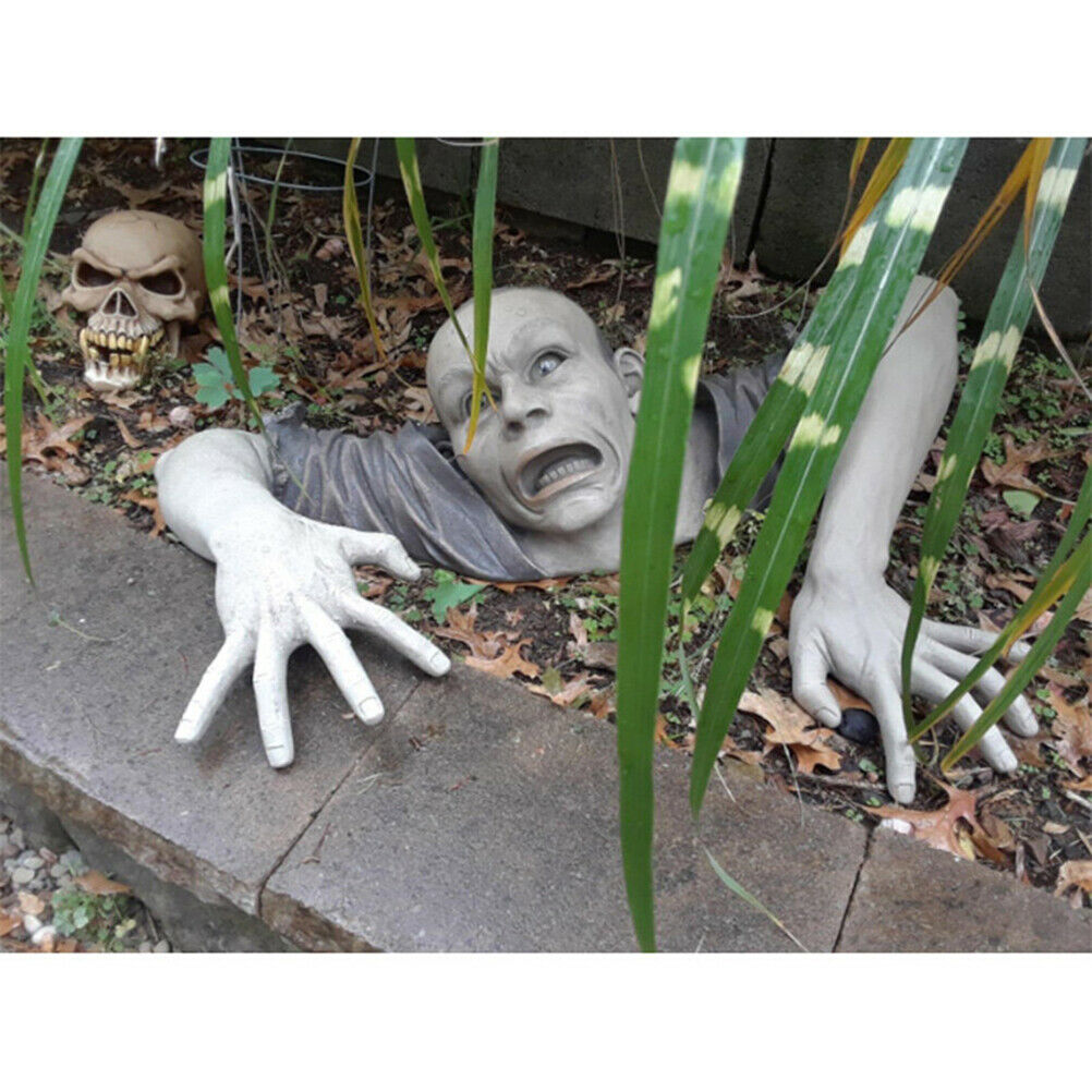 Garden Sculpture Decoration Zombie Of Montclaire Moors Garden Terror Sta Qx