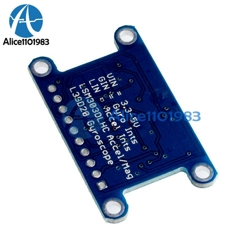 9-Axis IMU L3GD20 LSM303D Module 9DOF Compass Acceleration Gyroscope for Arduino