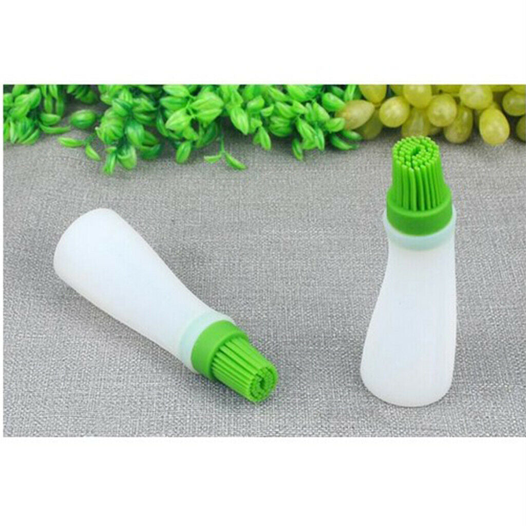 Heat Resistant Oil Bottle Brushes Silicone Baking BBQ Practicing Brush ~