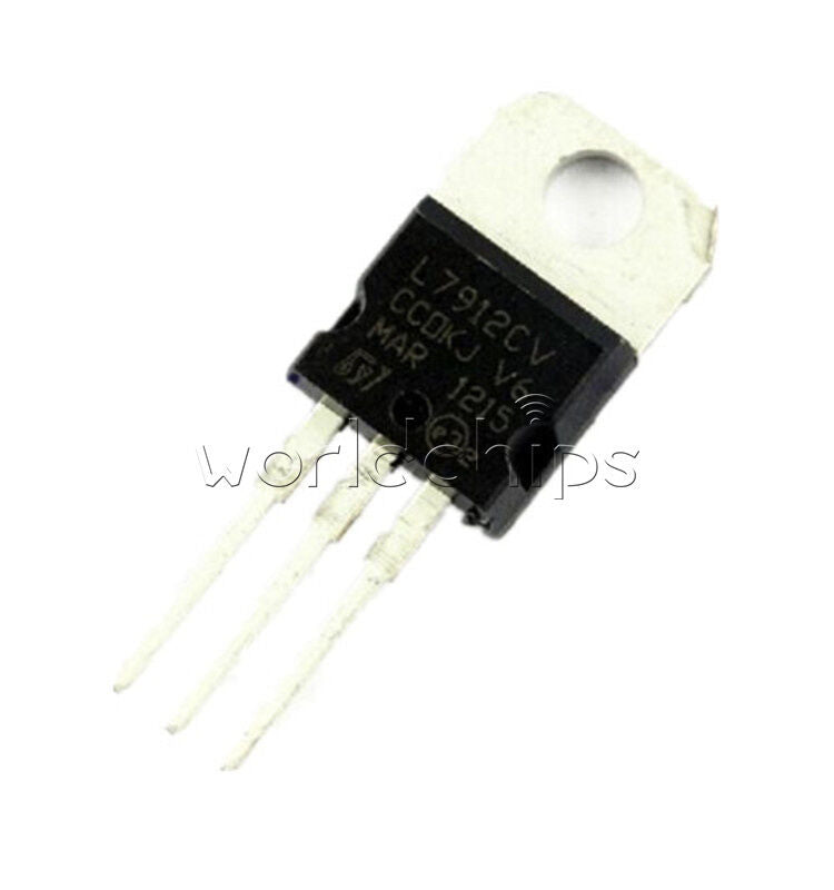 10PCS L7912CV L7912 7912 TO-220 ST Voltage Regulator 12V ST IC