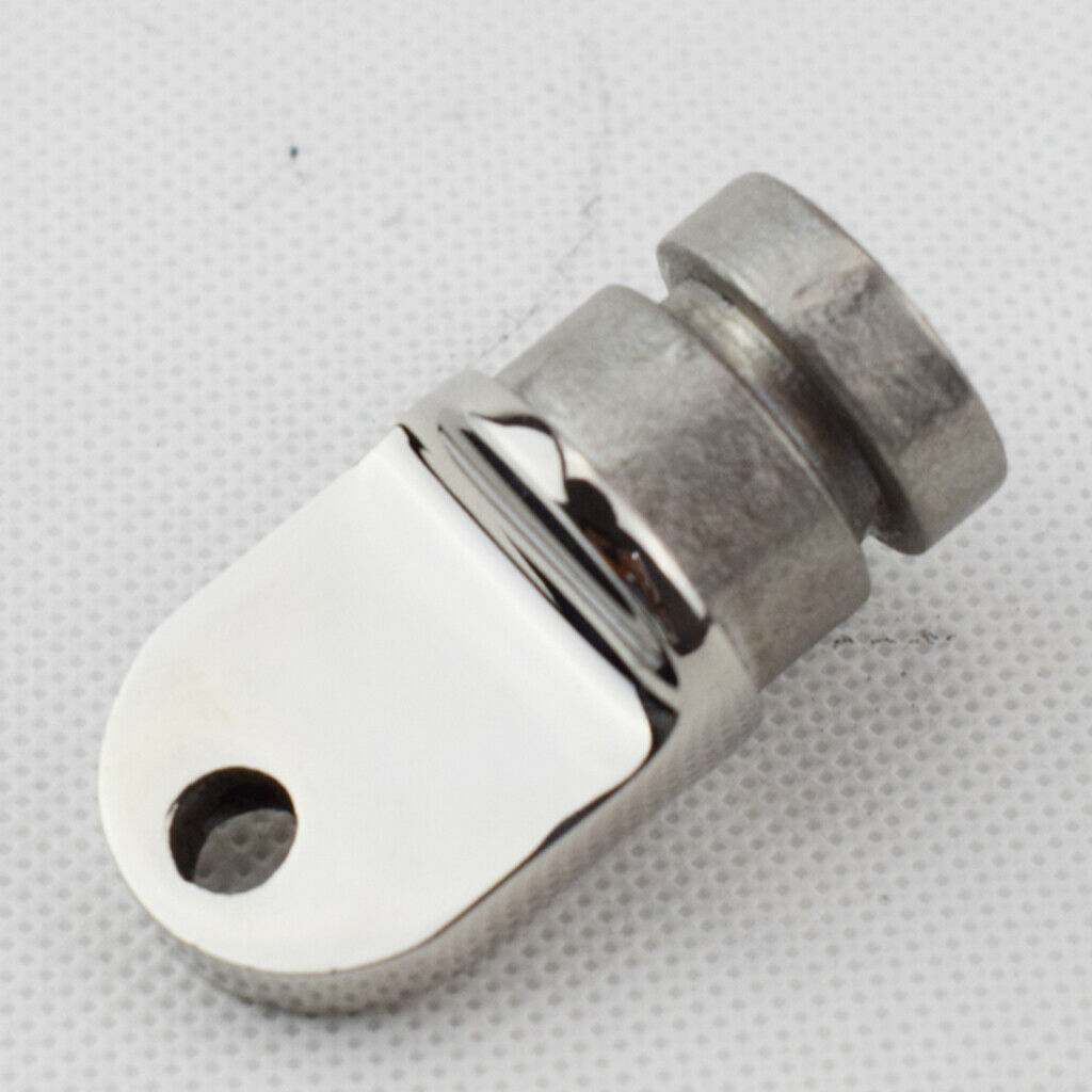 6 Pieces 316 Stainless-Steel 25mm 1'' Round Inside Eye End for Bimini Top