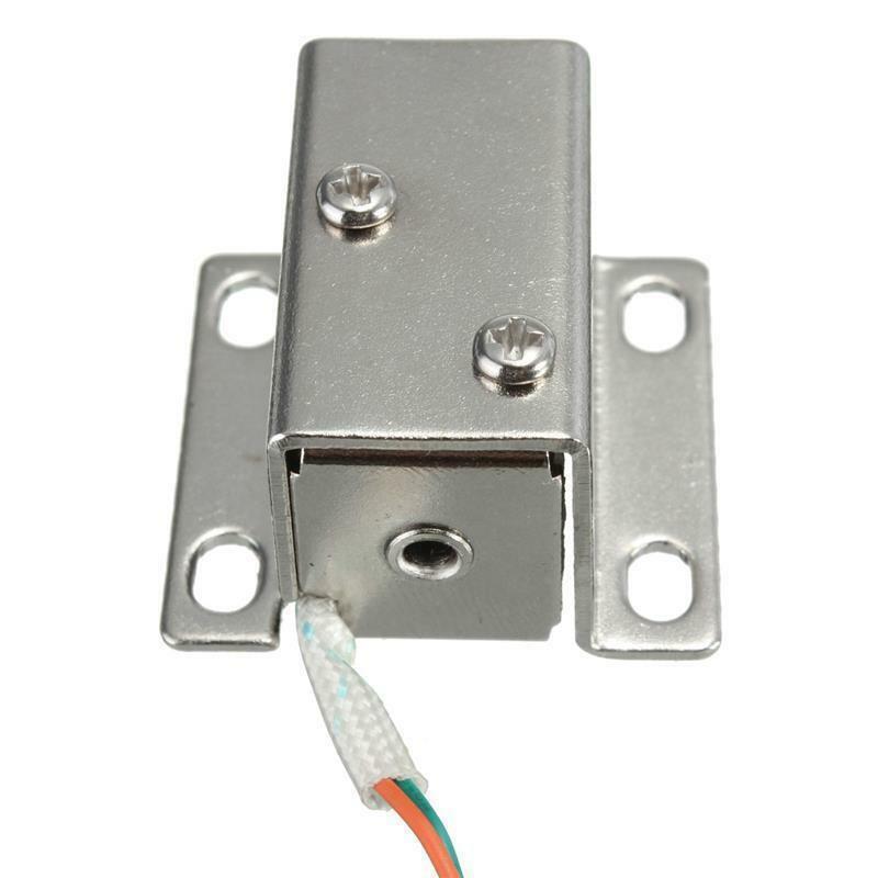 Dc 12V Ã‰lectrique SolÃ©noÃ¯de Verrou Langue Upward Ensemble Pour Portes Tiroirs GB