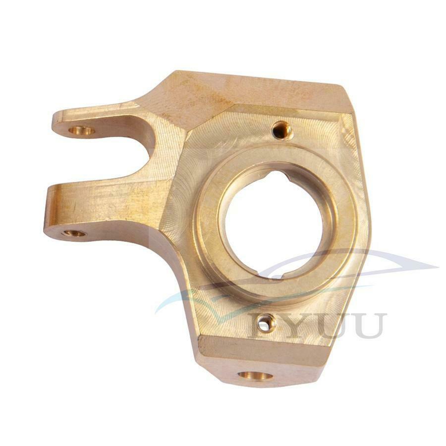 1 Pair Brass Heavy Duty Front Steering Knuckle For 1/10 RC Axial SCX10 II 90046