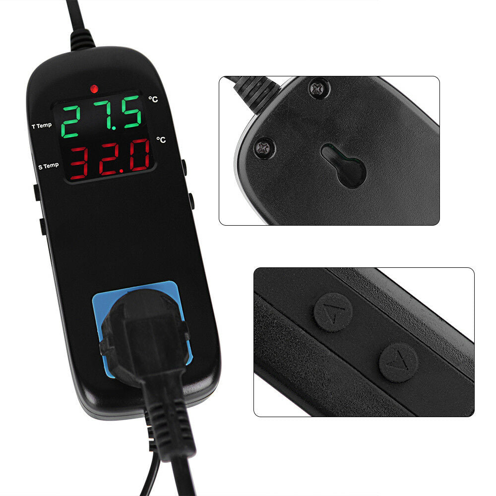 MH-2000 Digital Fish Tank Temperature Controller Thermostat Regulator EU plug