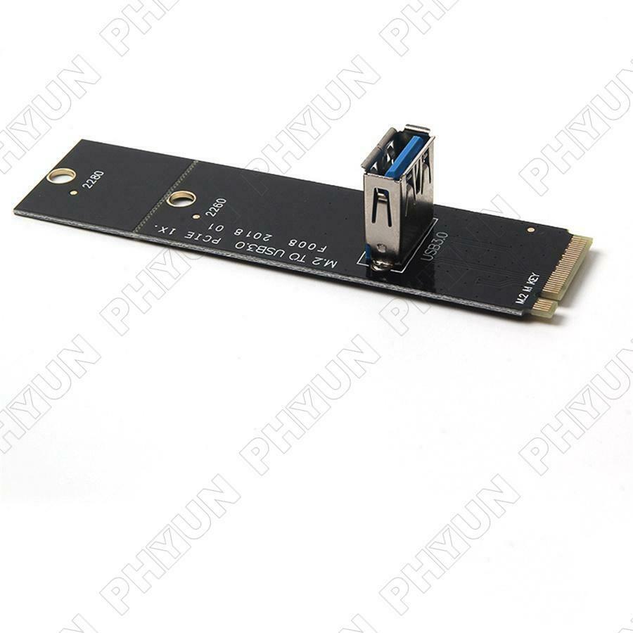 For Mining M.2 To USB 3.0 Transfer PCI-E 1X/2X/4X/8X/16X Riser Card Adapter Kit