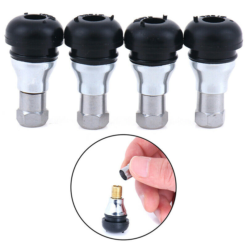 4PCS Black Car Motorcycle Tire Valve Core TR412ac Tire Valve Stems With C.l8