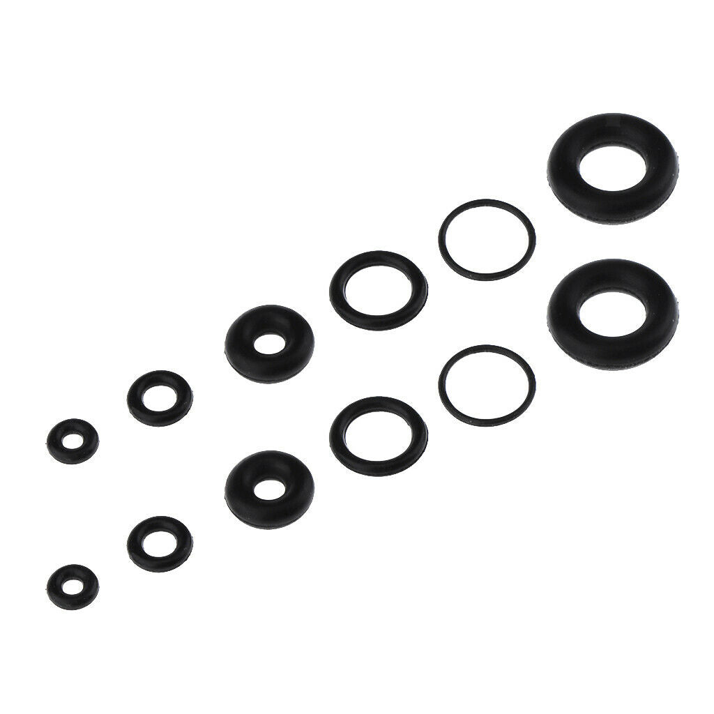 8Set Black O-Ring Rubber Seals Suitable For Airbrush Internal Sealing Rings Tool