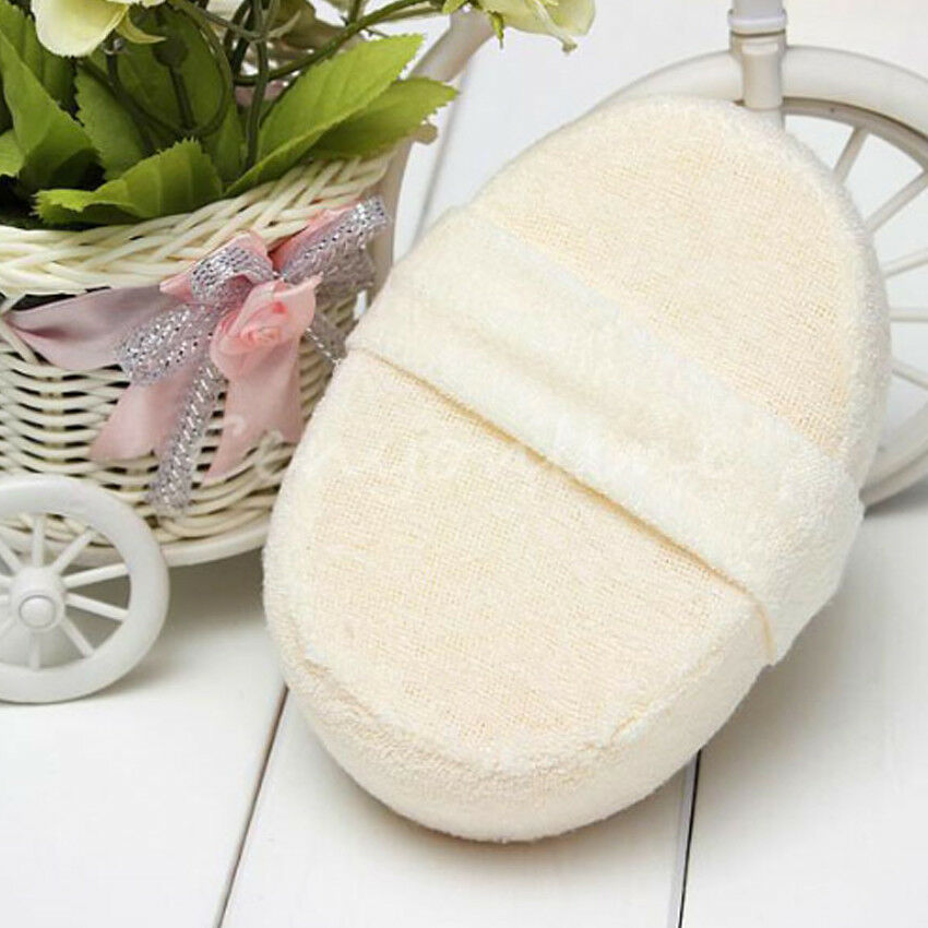 Natural Luffa Sponge Shower Spa Scrubber Body Exfoliating Bath Brush Massage Pad