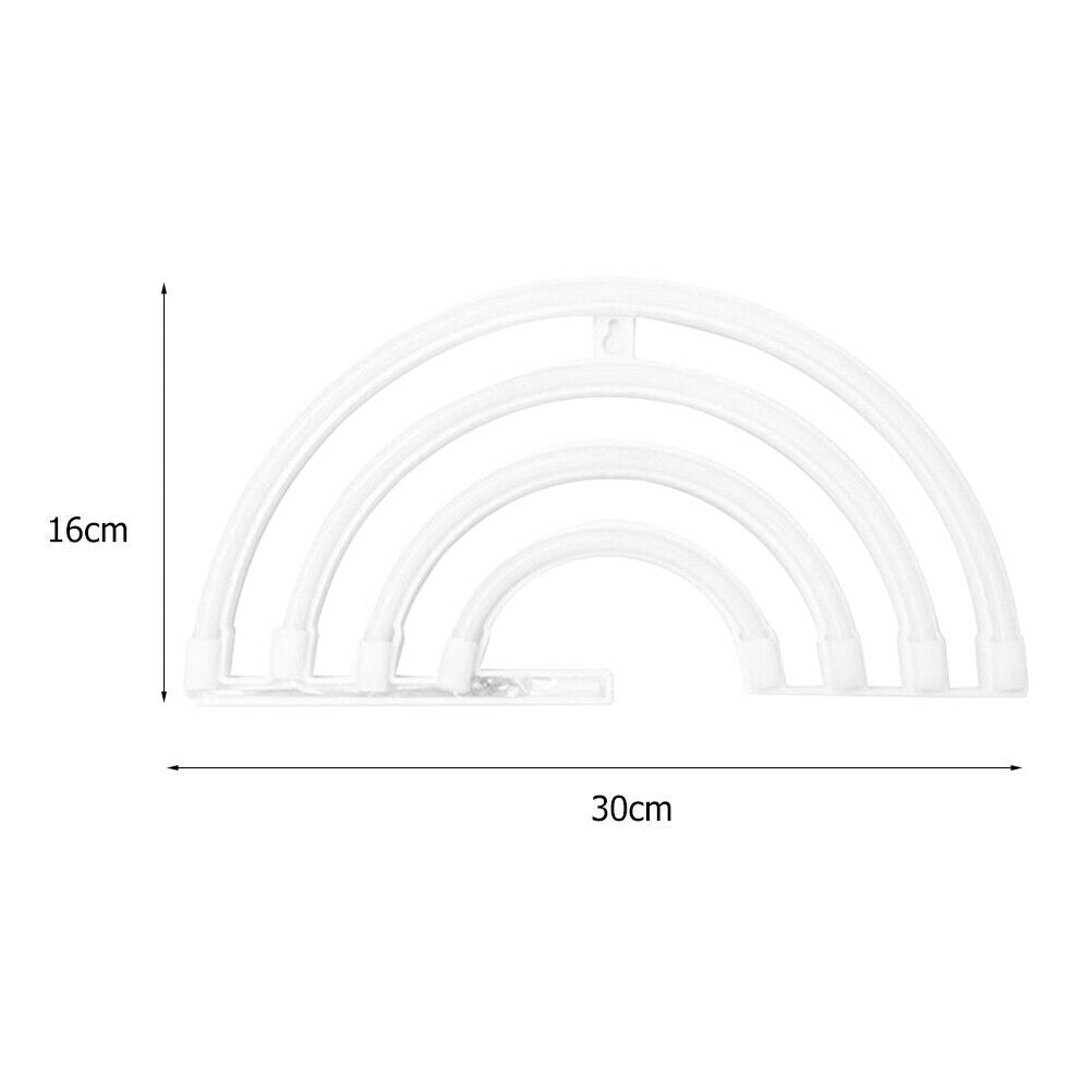 Creative Neon Sign Light Kids Room Night Lamp Mural Party Decor (Rainbow) @