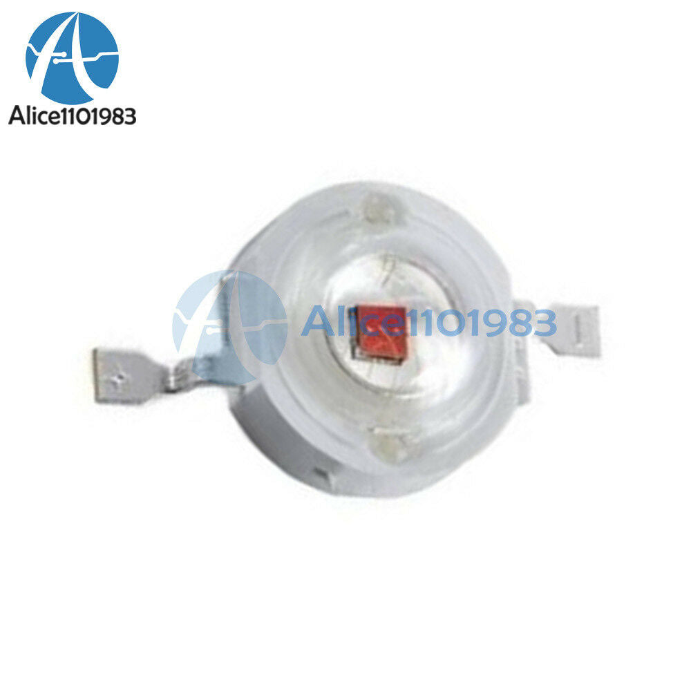 5PCS 1W Red Led Chip High Power LED Beads 50LM Red