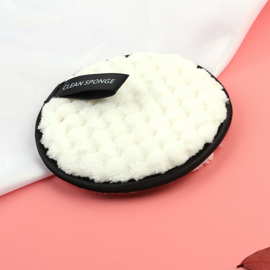 3pcs Face Cleaner Facial Wash Sponge Pads Cosmetic Makeup Remover Puff 12cm