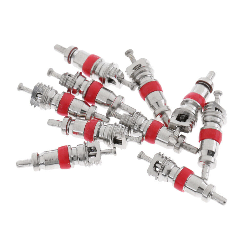 10Pcs Replace Tire Tyre Valve Core Schrader Valve Remover Tire Valves Core