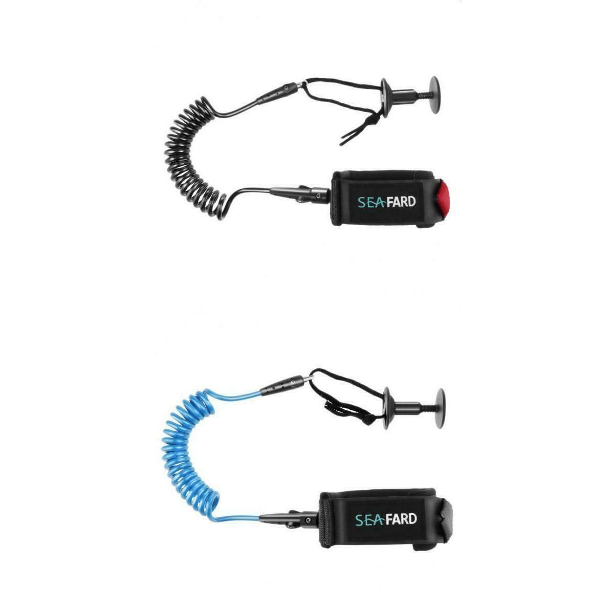 2 Pieces Body Board Leash 5ft 5.5mm Coiled Wrist Coil Leash for Surfing