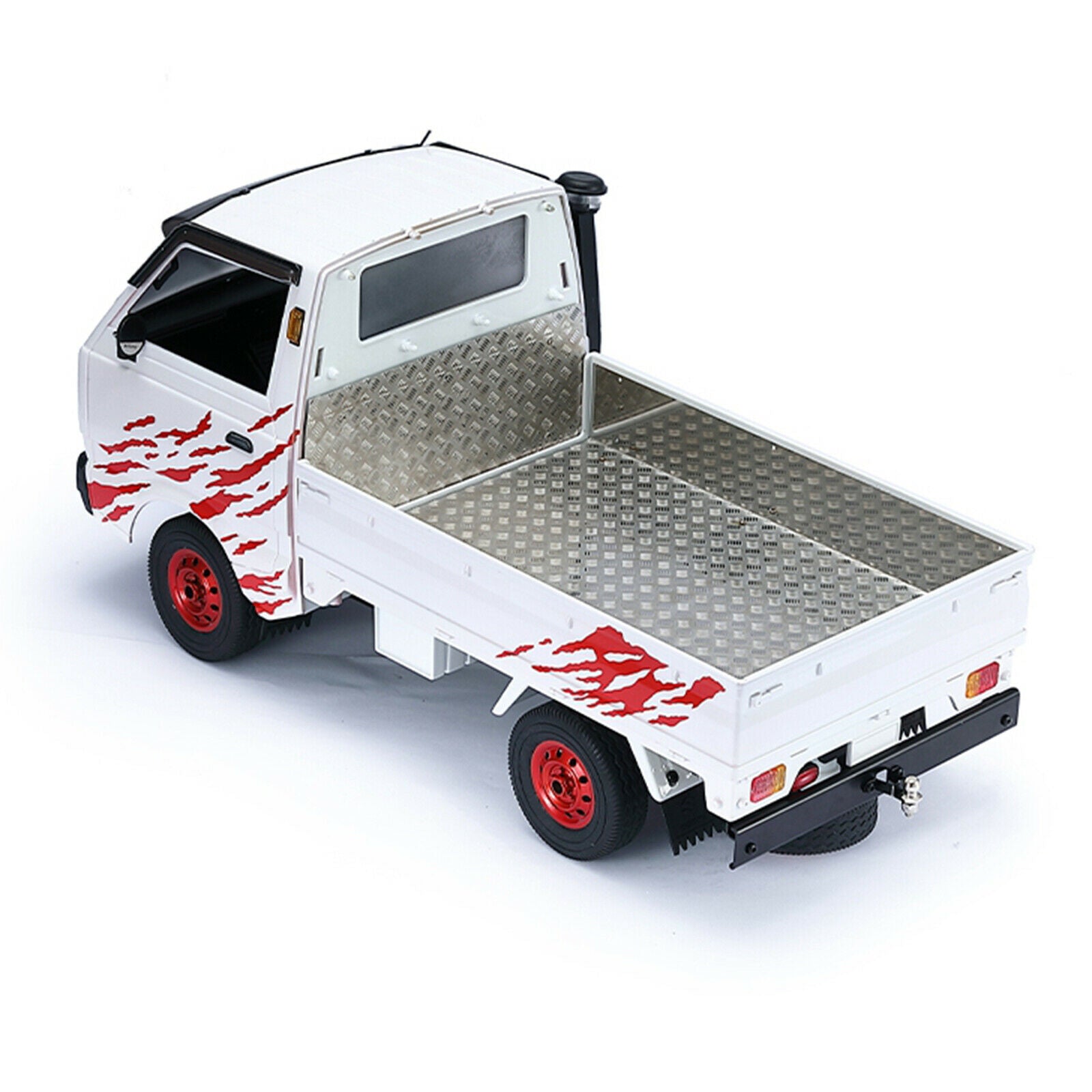 RC Rear Bumper with Trailer Buckle for WPL D12 On-Road RC Car Spare Parts